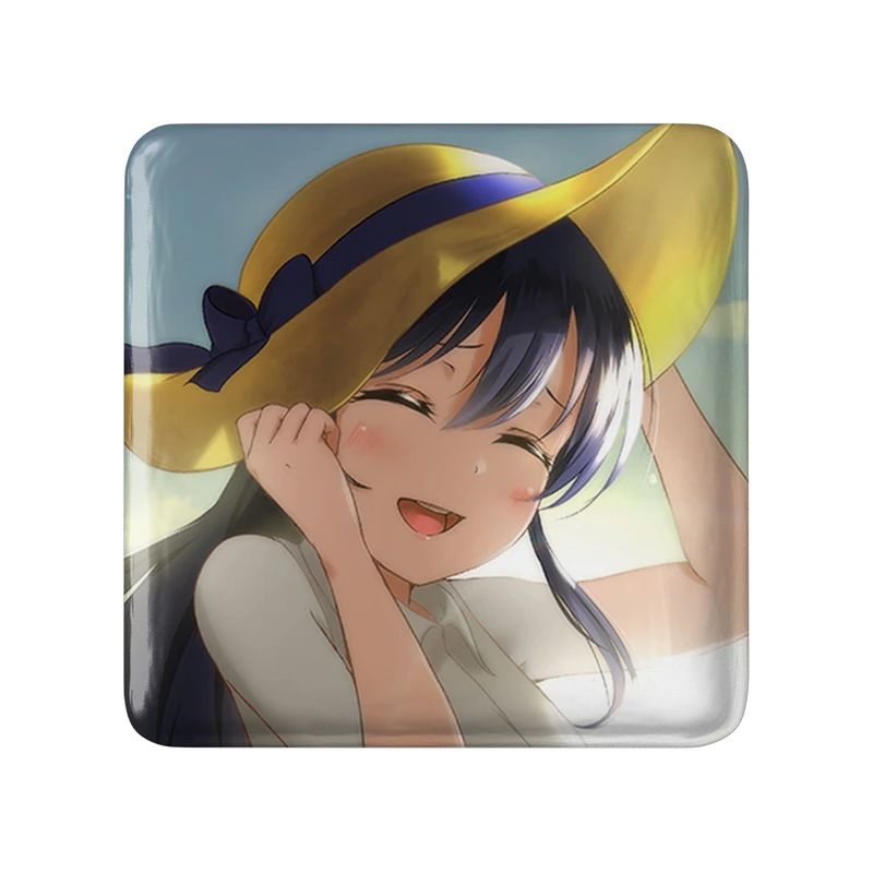 مگنت خندالو طرح اومی سونادا انیمه لاو لایو Love Live  مدل مربعی کد 18293