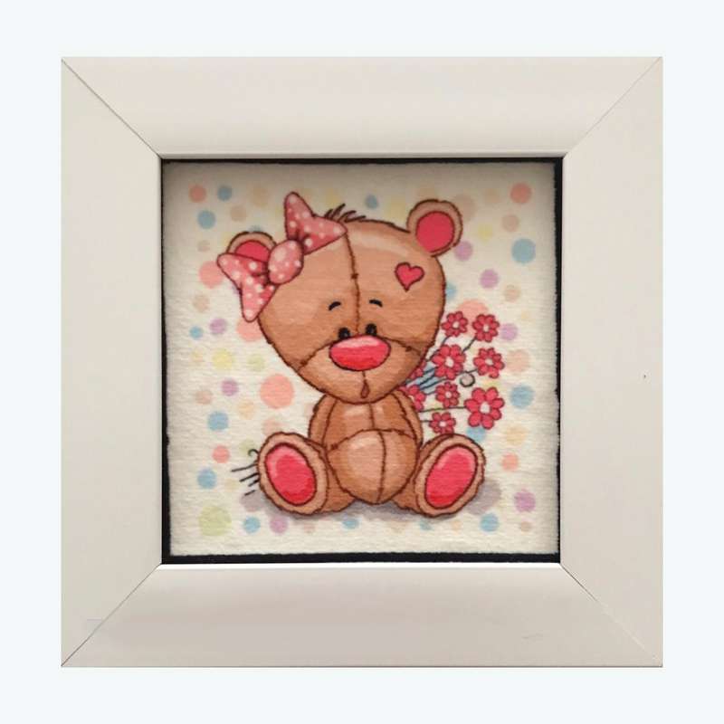 تابلو فرش ماشینی طرح کودک مدل BA : 11