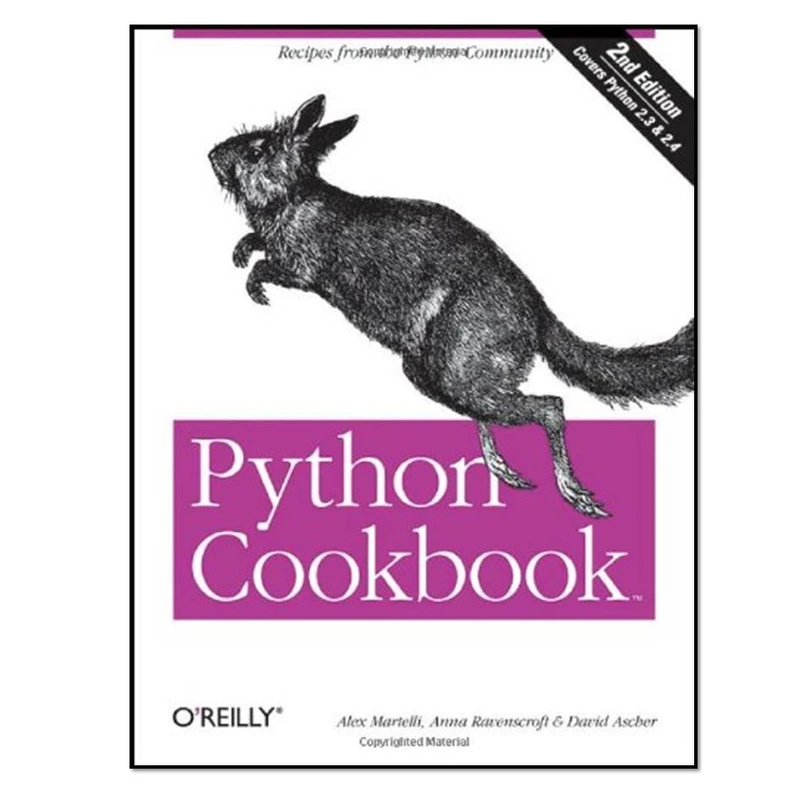 کتاب Python Cookbook اثر جمعی از نویسندگان انتشارات Oreilly