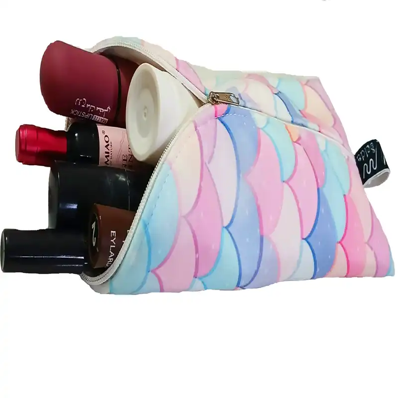 کیف لوازم آرایش زنانه مدل پولکی