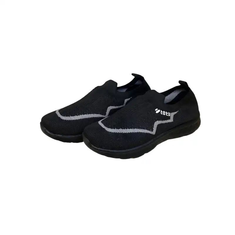 کفش پیاده روی تتیس مدل ریما جورابی رنگ مشکی