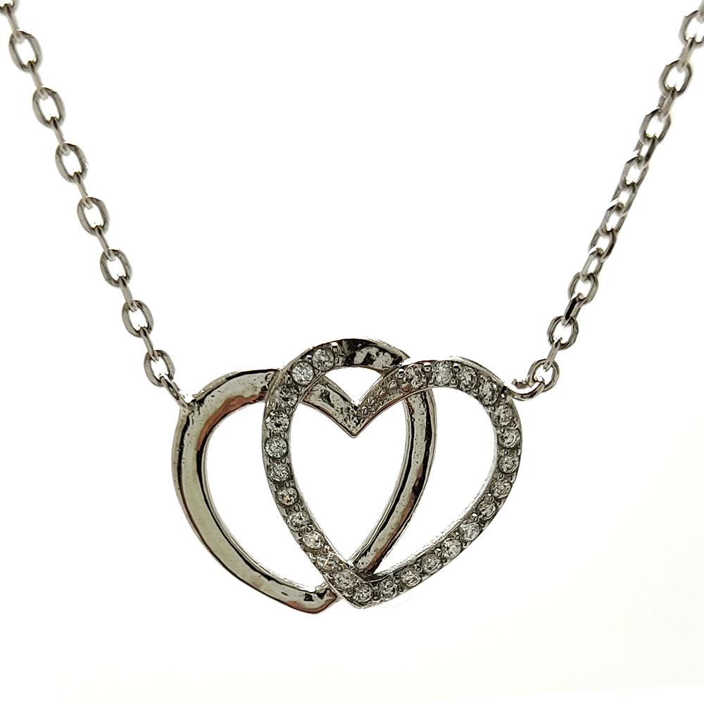 گردنبند نقره زنانه مدل قلب