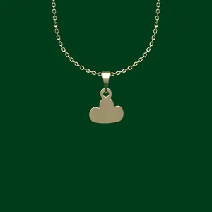 گردنبند طلا 18 عیار زنانه مدوپد مدل ابر کد FF2-1-1230