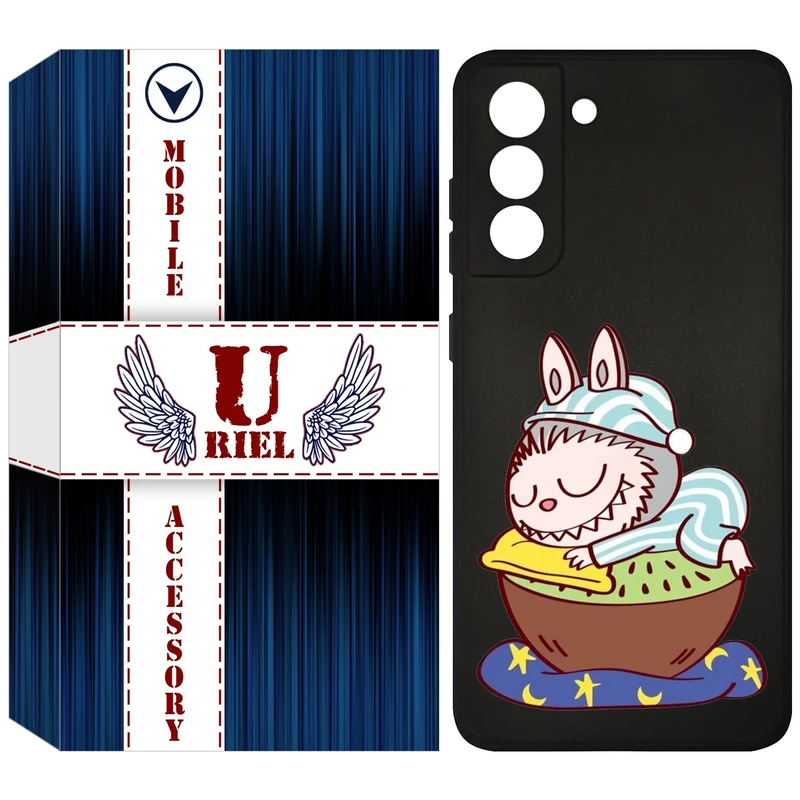 کاور یوریل قاب مدل KSH کد 127 طرح عروسک لبوبو مناسب برای گوشی موبایل سامسونگ Galaxy S21 FE 5G