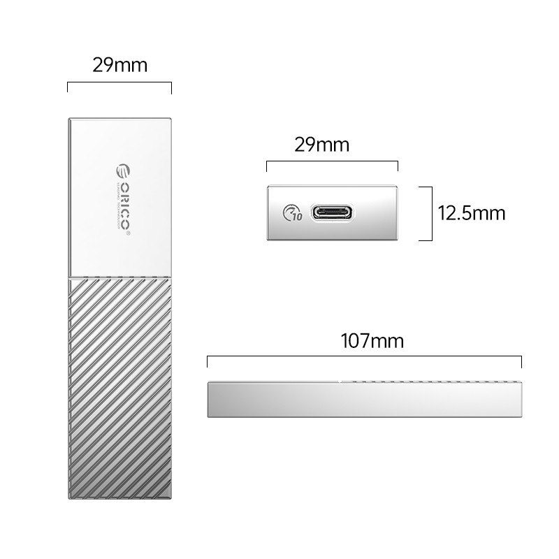 قاب M.2 NVMe/NGFF(SATA) SSD اوریکو مدل FV09C3-G2