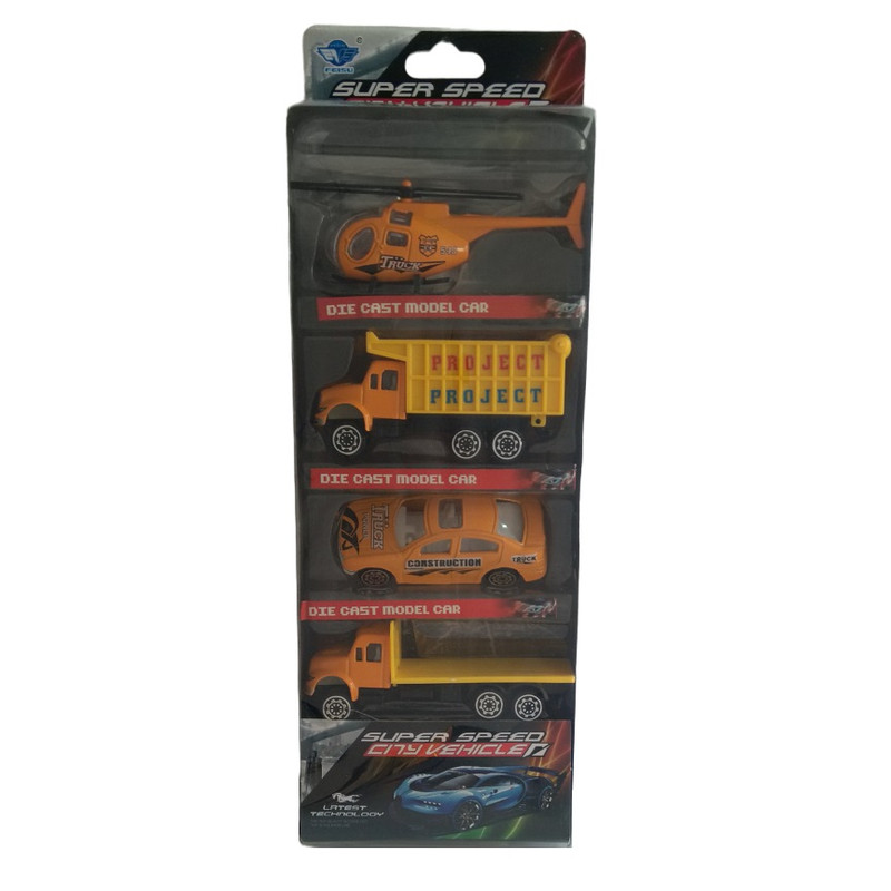 کیت ماشین بازی مدل JP030B مجموعه 4 عددی