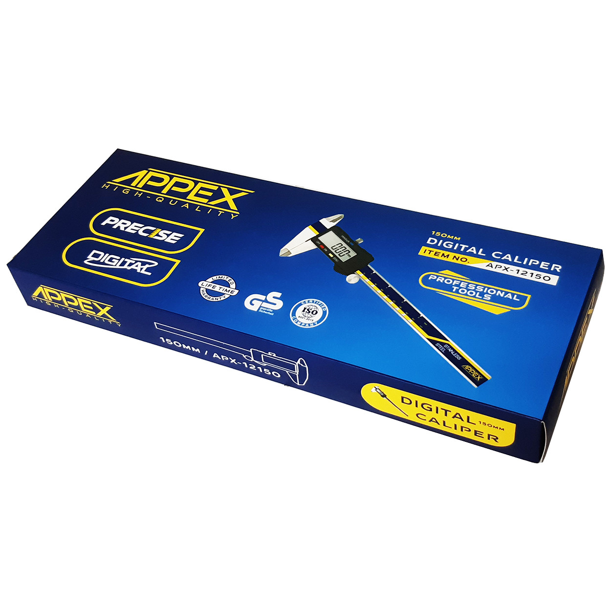 کولیس دیجیتال اپکس مدل AT - 15 گستره 0 تا 150 میلی متر