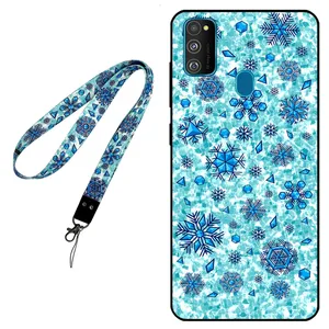 Megafone Snow Flake 0014 Cover For Samsung Galaxy M21 / M30 S Mobile Neckband 