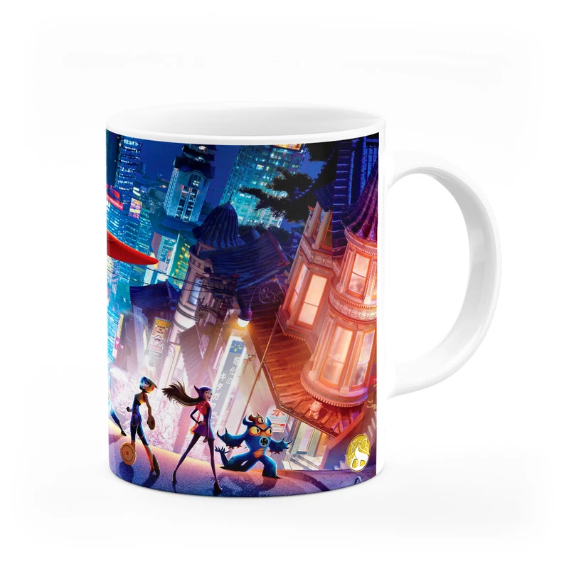 ماگ هومرو طرح انیمیشن شش قهرمان بزرگ مدل MG3378