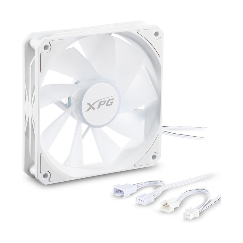 فن کیس ای دیتا ایکس پی جی مدل VENTO R 120 ARGB PWM WHITE بسته سه عددی