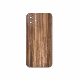 MAHOOT Light Walnut Wood Cover Sticker for Apple iPhone 12