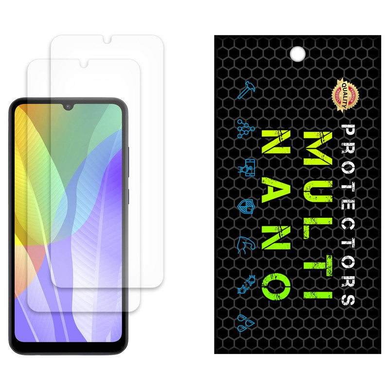 محافظ صفحه نمایش مات مولتی نانو مدل X-S2M مناسب برای گوشی موبایل هوآوی Y6P بسته دو عددی