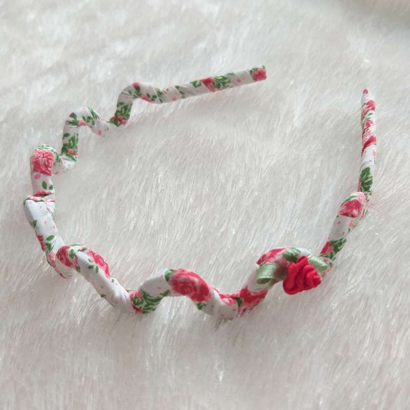 تل مو دخترانه مدل گل کد17