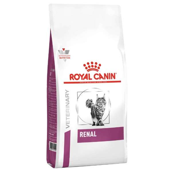 غذای خشک گربه رویال کنین مدل renal وزن 2 کیلوگرم