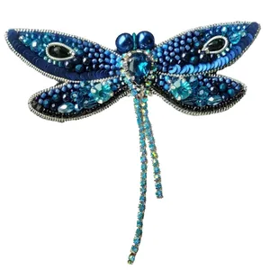 گل سینه زنانه مدل سنجاقک A