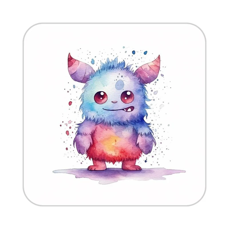 زیر لیوانی کاکتی طرح حیوانات رنگی مدل mp26571