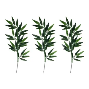 گل مصنوعی مدل شاخه تک بامبو مجموعه 3 عددی
