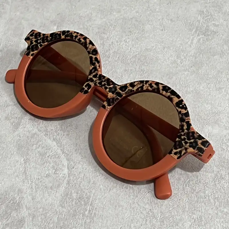 عینک آفتابی بچگانه مدل پلنگی کد AJO 44