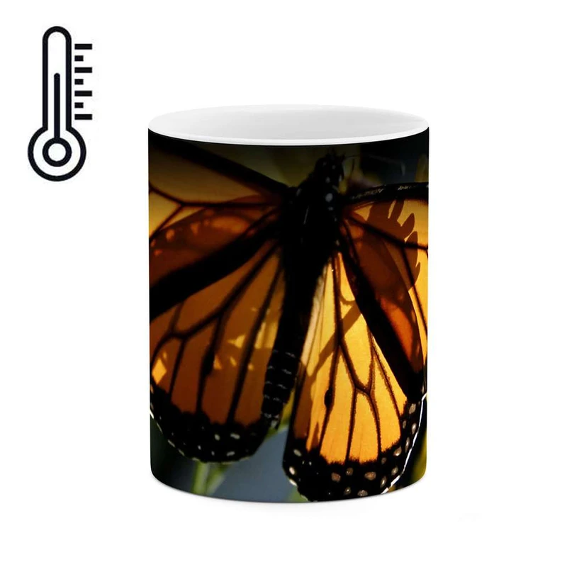 ماگ حرارتی کاکتی مدل پروانه کد mgh12106