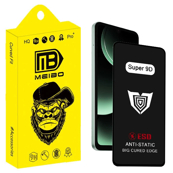 محافظ صفحه نمایش میبو مدل Super 9D Pro مناسب برای گوشی موبایل شیائومی Poco M7 5G / Redmi 14C 5G / 14R