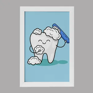 تابلو خندالو مدل دندان و دندان پزشکی کودکانه کد 36753