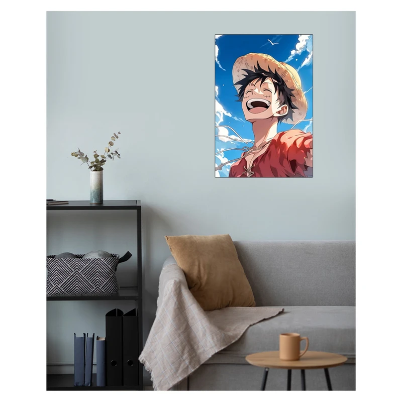 پوستر گوفی مدل لوفی انیمه وان پیس طرح Luffy Anime One Piece کد LAF35