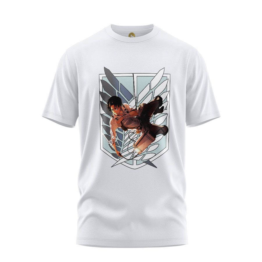 تی شرت آستین کوتاه مردانه هومرو مدل TW193 طرح اتک ان تایتان -  - 1