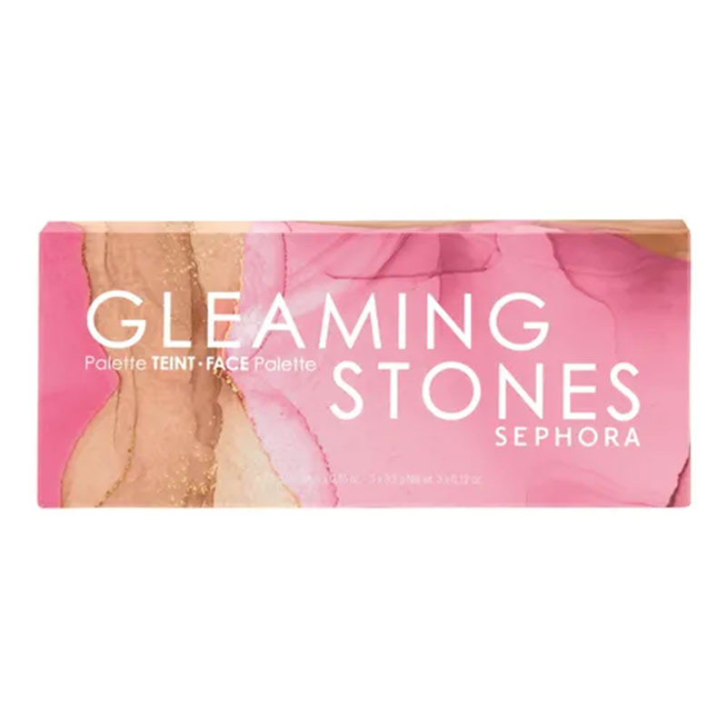 پالت رژگونه و هایلایتر صورت سفورا مدل گلیمینگ استونز