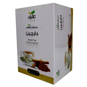  دمنوش کیسه ای دارچین عالیان بسته 25 عددی