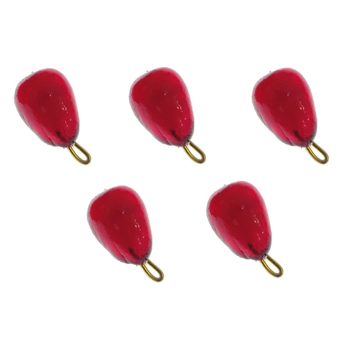 آویز گردنبند دخترانه مدل دانه انار بسته 5 عددی