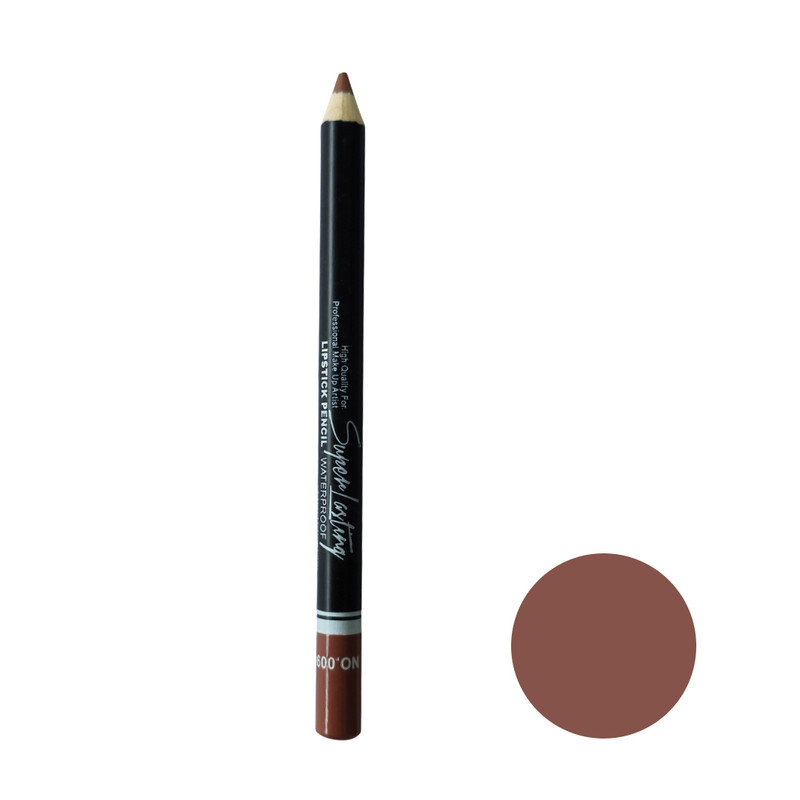 مداد لب سوپر لستینگ مدل waterproof شماره 09