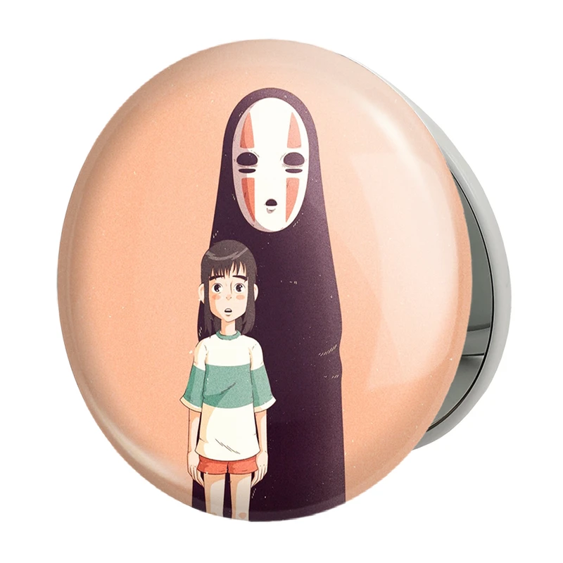 آینه جیبی خندالو طرح انیمه شهر اشباح Spirited Away مدل تاشو کد 4886 
