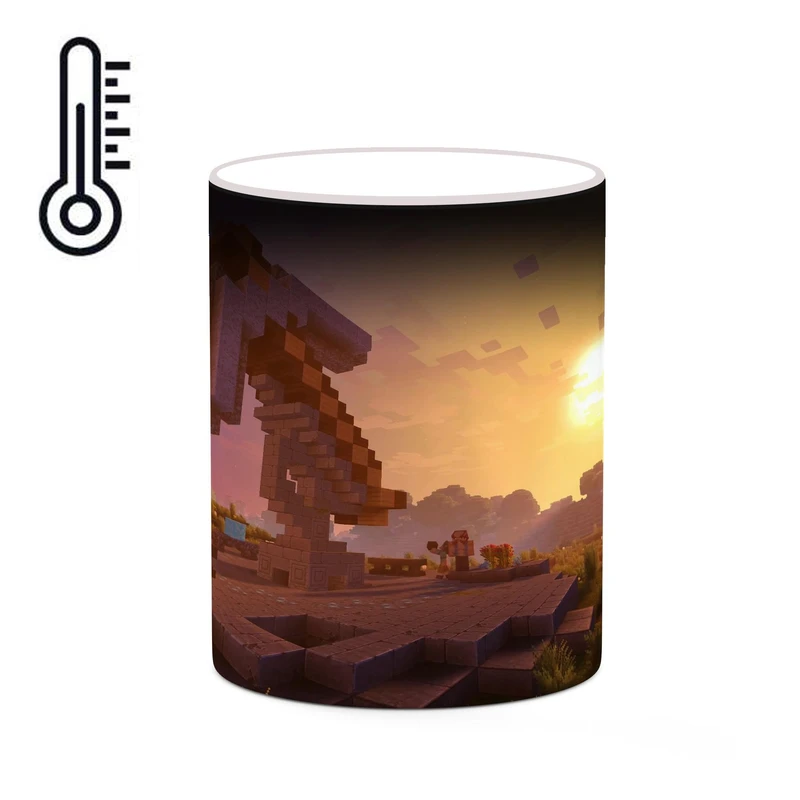 ماگ حرارتی کاکتی طرح ماینکرافت minecraft مدل mgh41461