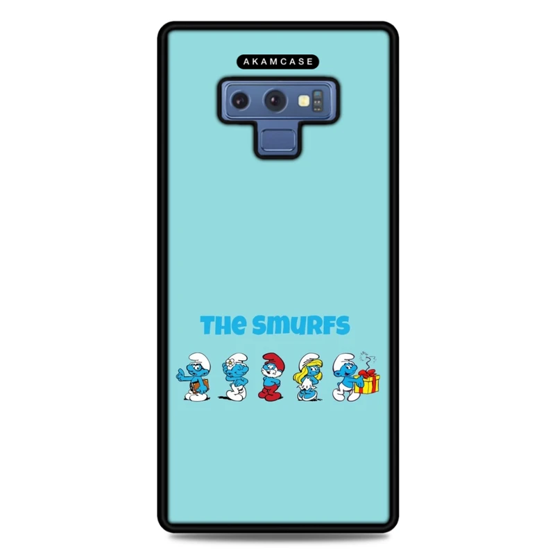 کاور آکام مدل AMC-WSGN9-SMURFS-22 مناسب برای گوشی موبایل سامسونگ Galaxy Note 9