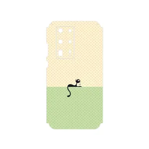 MAHOOT Minimal Internet Cat Icon Cover Sticker for Huawei P40 Pro Plus
