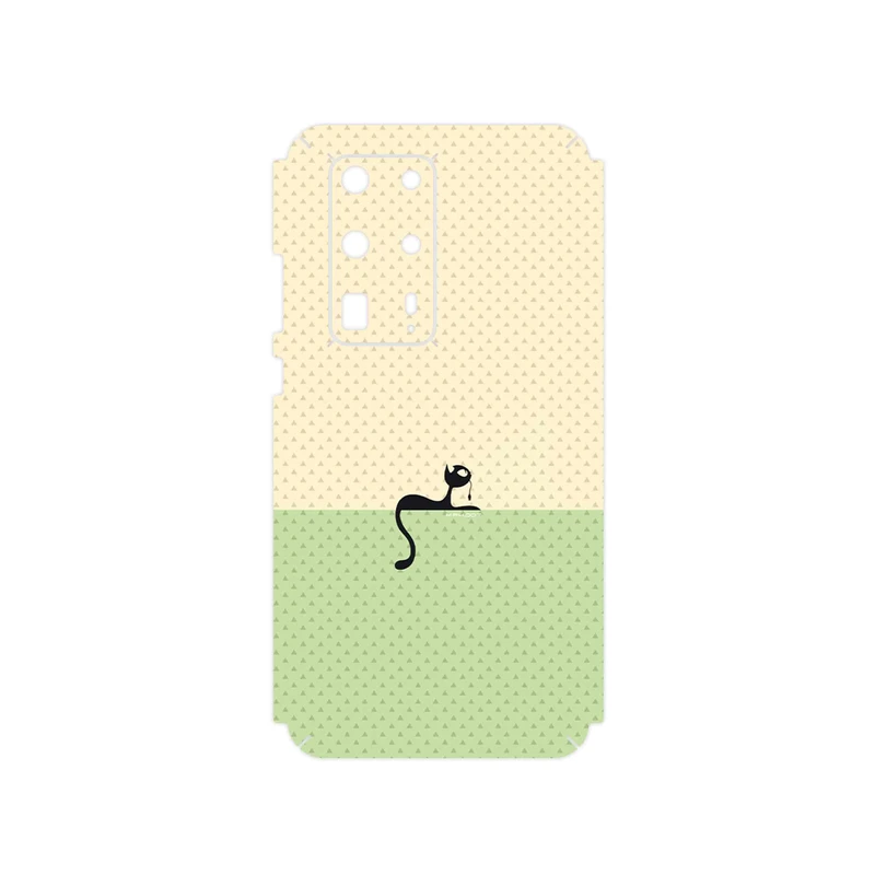 برچسب پوششی ماهوت مدل Minimal Internet Cat Icon مناسب برای گوشی موبایل هوآوی P40 Pro Plus