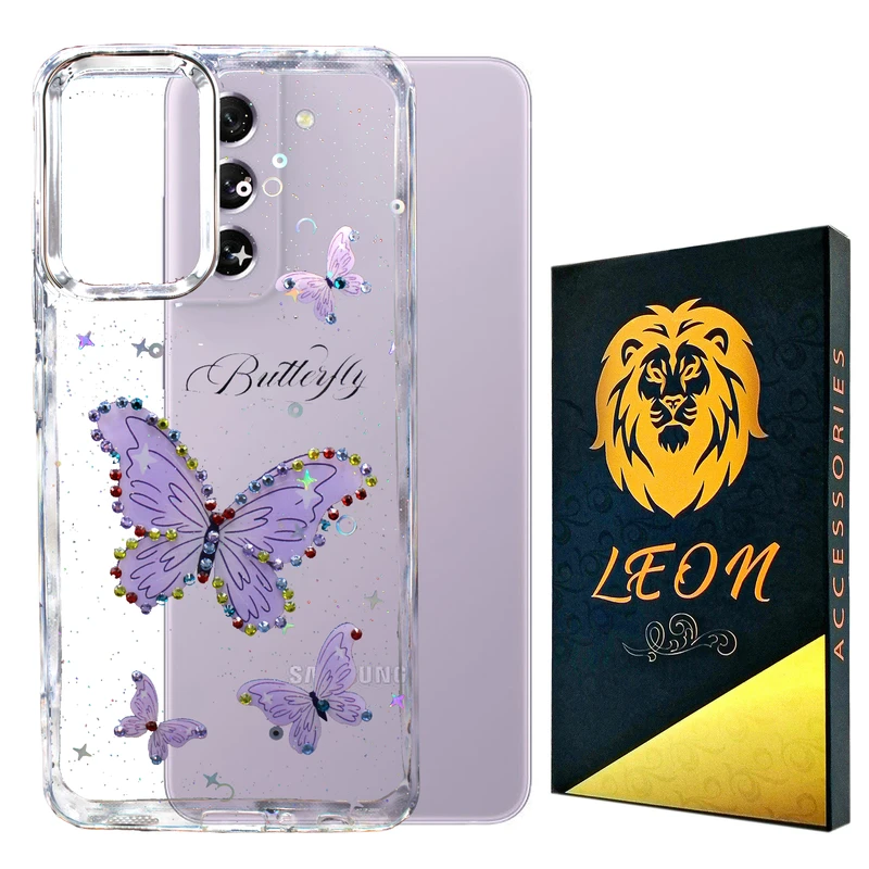 کاور لئون مدل Butterfly مناسب برای گوشی موبایل سامسونگ Galaxy S21 FE