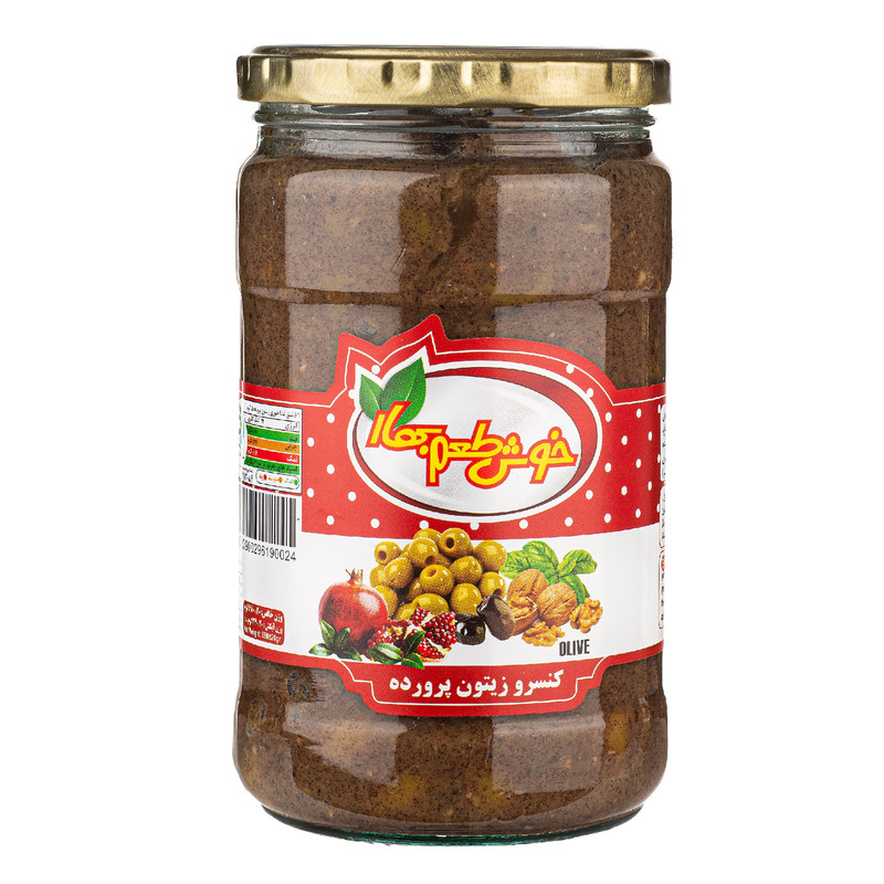 زیتون پرورده خوش طعم بهار - 680 گرم