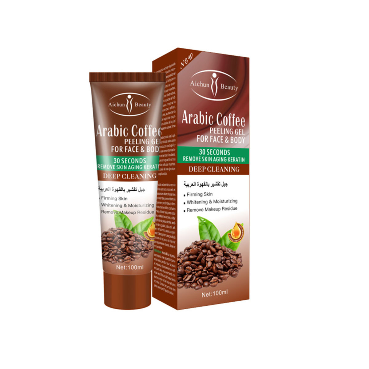 ژل لایه بردار پوست ایچون بیوتی مدل coffee حجم 100 میلی لیتر ژل لایه بردار پوست ایچون بیوتی مدل coffee حجم 100 میلی لیتر