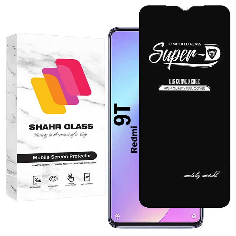 محافظ صفحه نمایش شهر گلس مدل SUPERDNSH مناسب برای گوشی موبایل شیائومی Redmi 9T