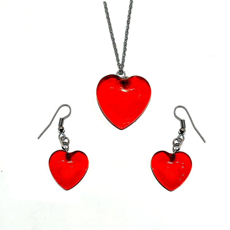 نیم ست دخترانه مدل قلب