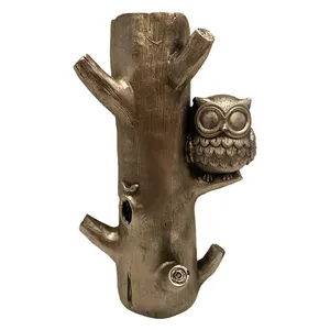 مجسمه طرح جغد و تنه درخت کد RM-6979