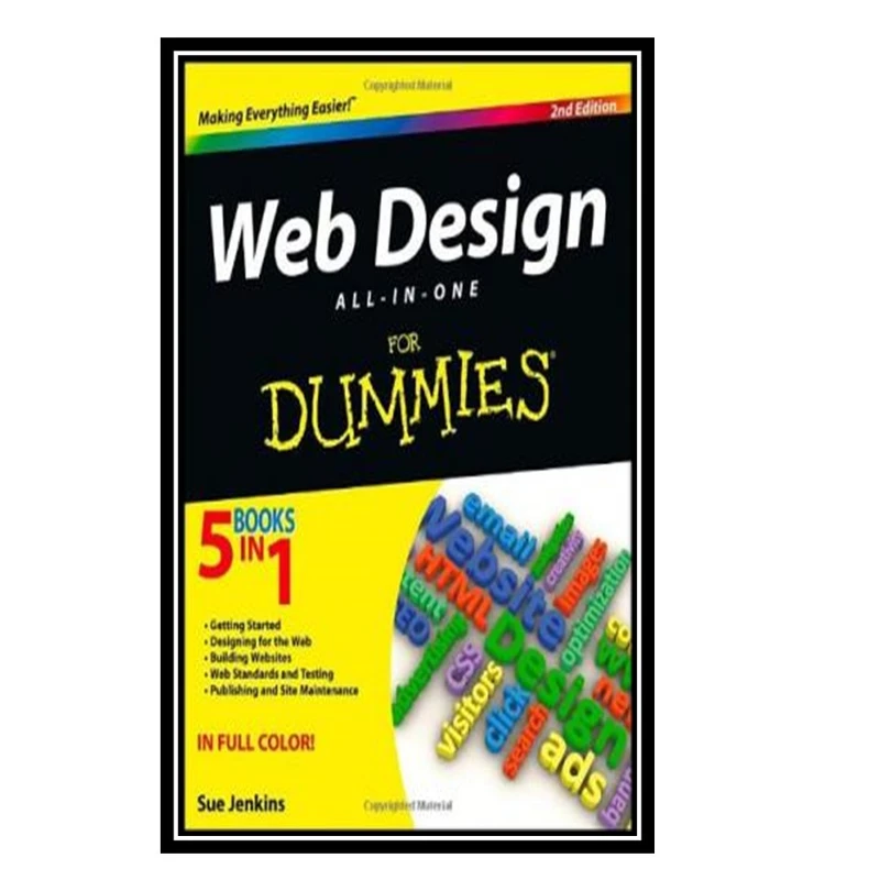 کتاب Web Design All-in-One For Dummies اثر Sue Jenkins انتشارات مؤلفین طلایی