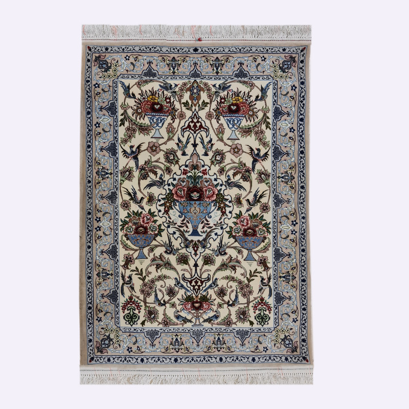 فرش دستبافت یک متری مدل اصفهان کد 1270