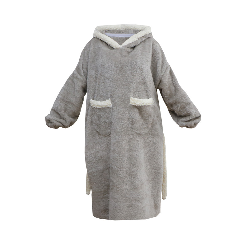 پتوی تنپوش مدل کلاه دار سایز 70×120 سانتی متر