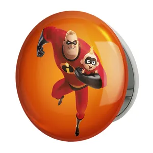 آینه جیبی خندالو طرح شگفت انگیزان The Incredibles مدل تاشو کد 1847 
