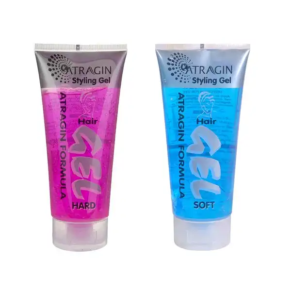 ژل مو عطرآگین مدل hard and soft حجم 200 میلی لیتر مجموعه 2 عددی