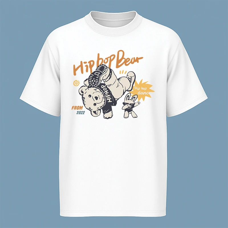 تی‌شرت آستین کوتاه مردانه مدل وینتیج تدی کد c93