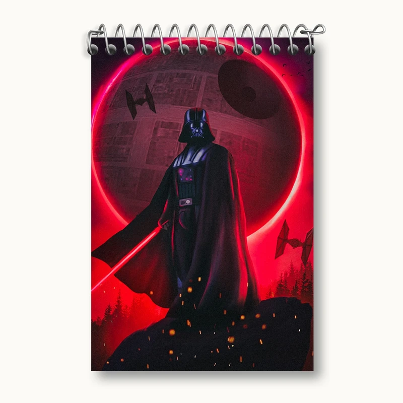 دفتر یادداشت 50 برگ خندالو مدل جنگ ستارگان (Star Wars) کد F1784