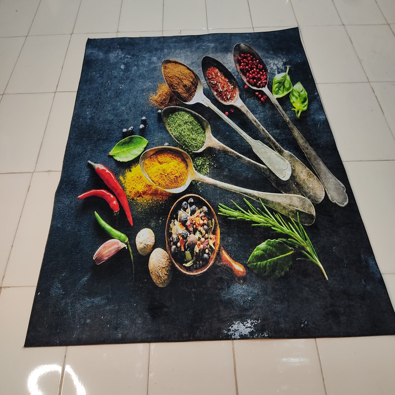 فرش پارچه‌ای مدل آشپزخانه کد A893